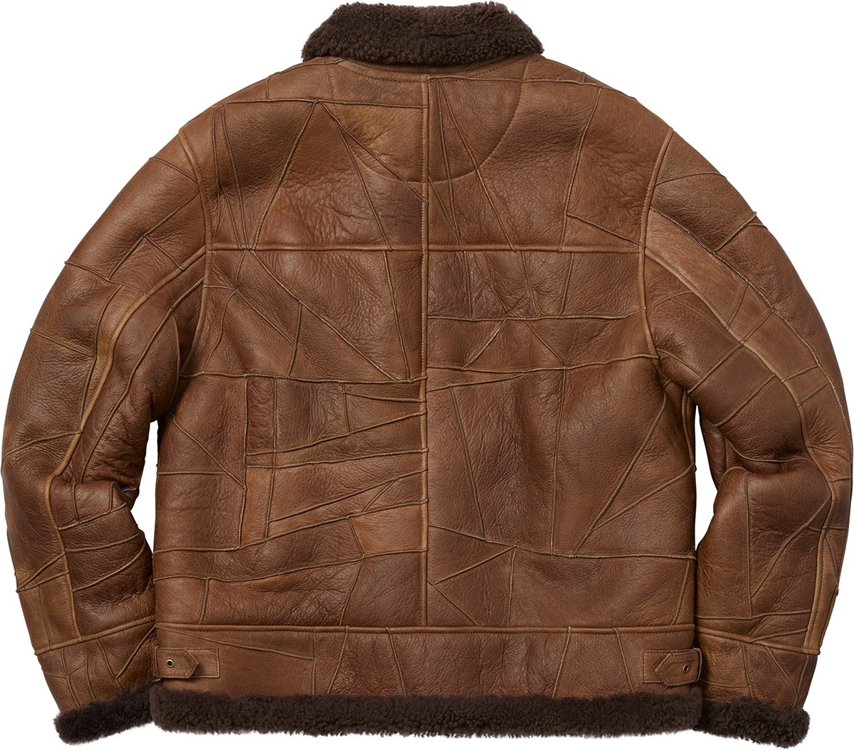 Patchwork Shearling B-3 Jacket view 12